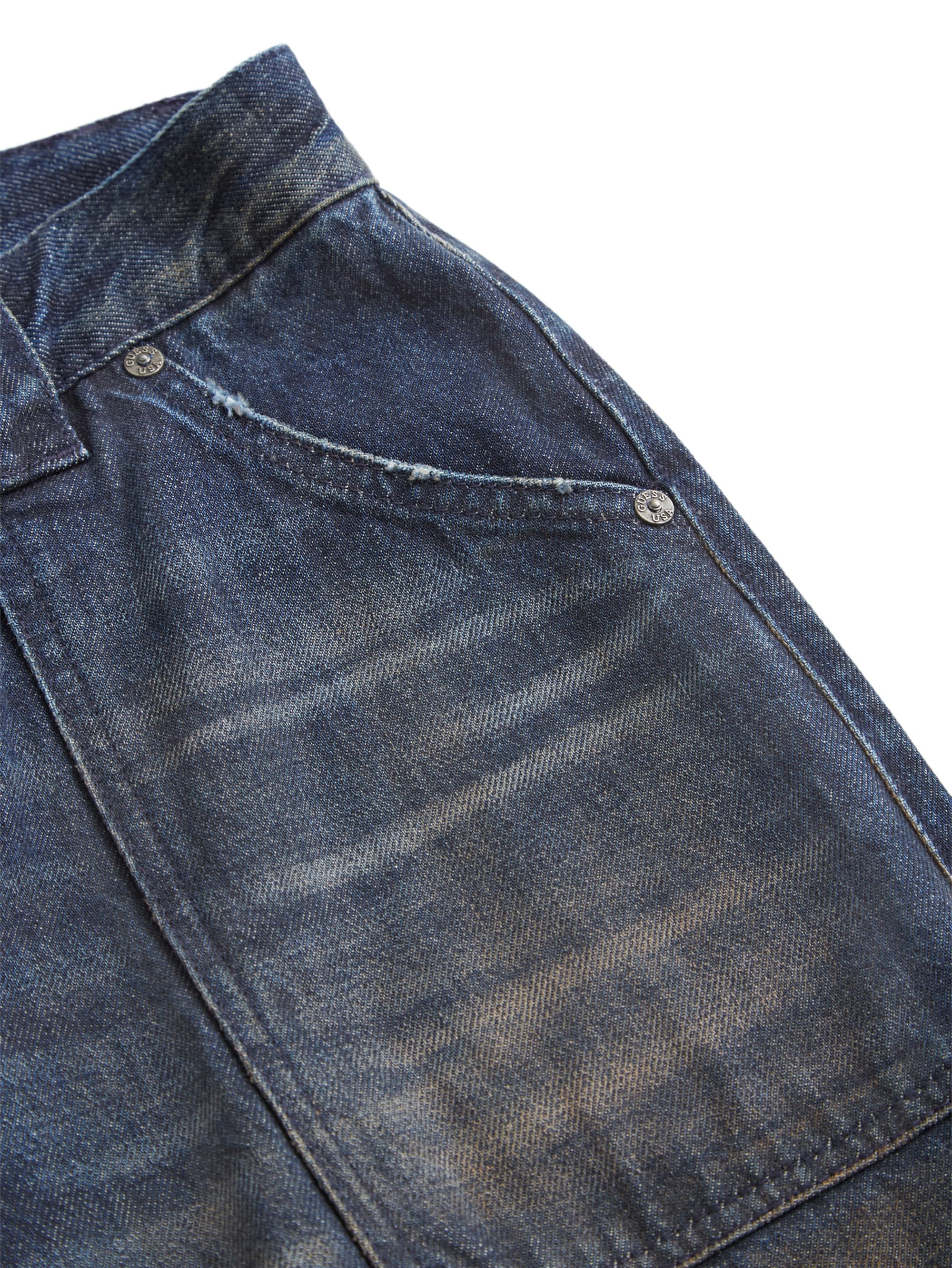 Gusa Sanded Dark Indigo W