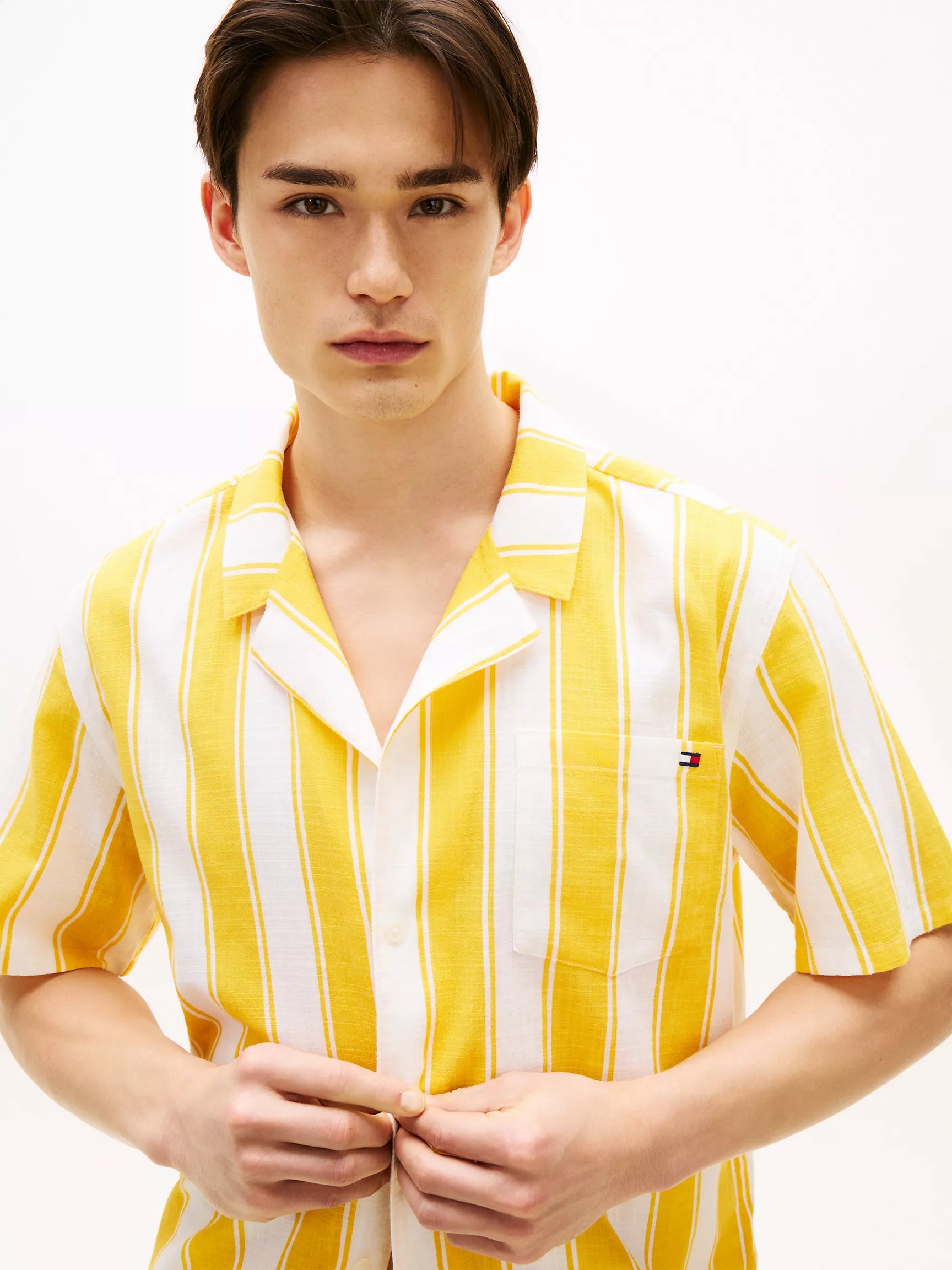 Summer Stripe Sunshower/White Stripe