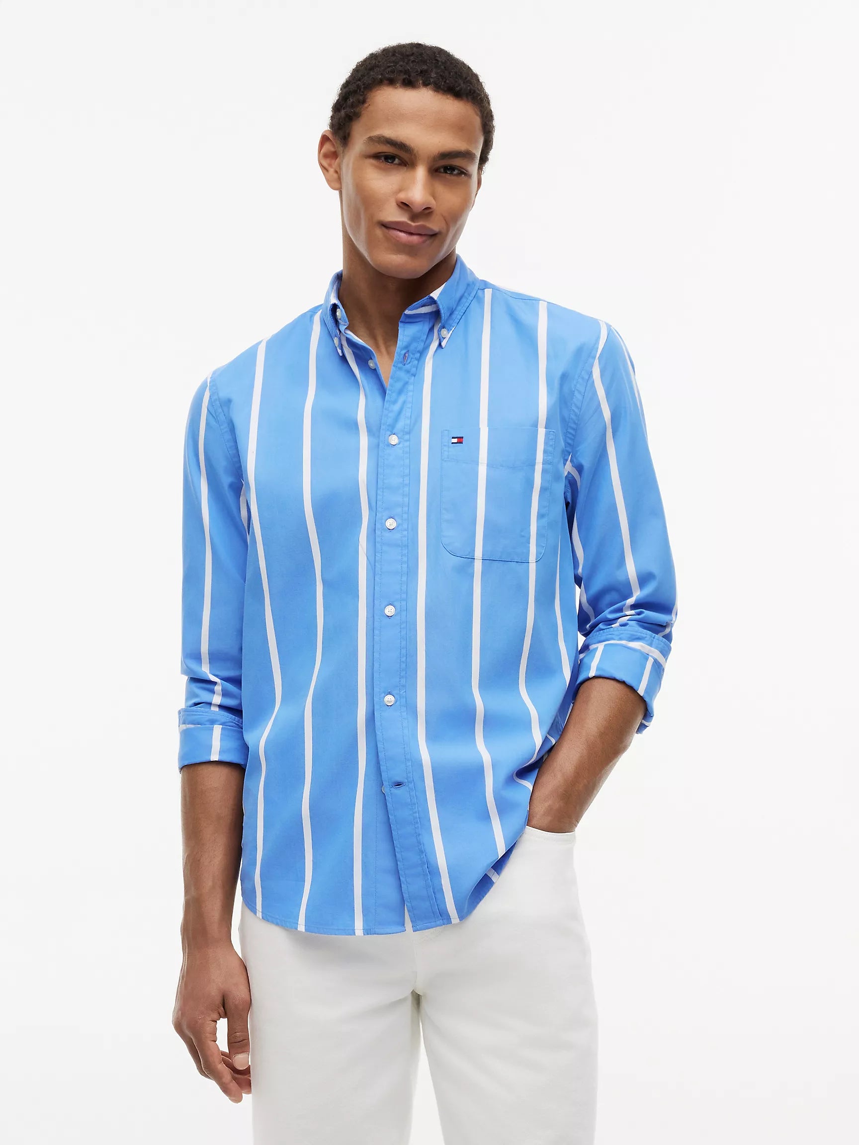 Blue Spell/White Stripe