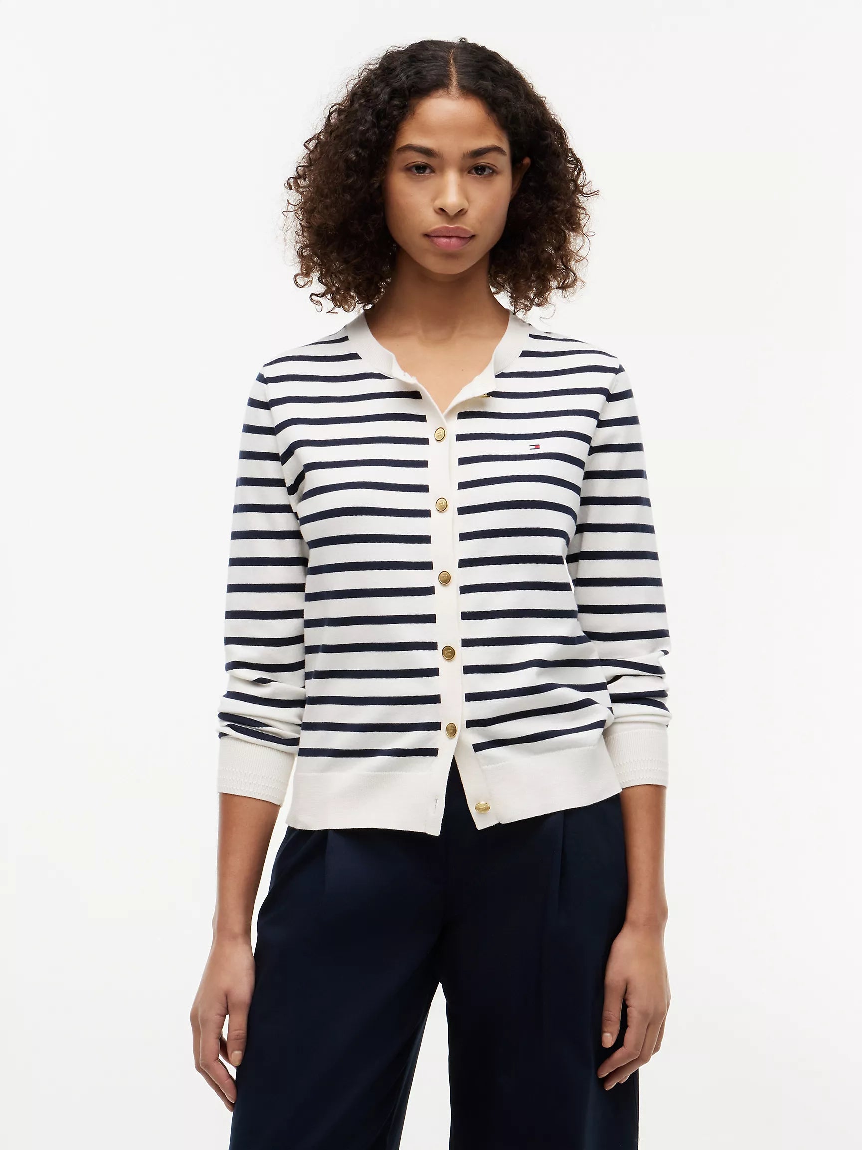 Ivory Petal/Navy