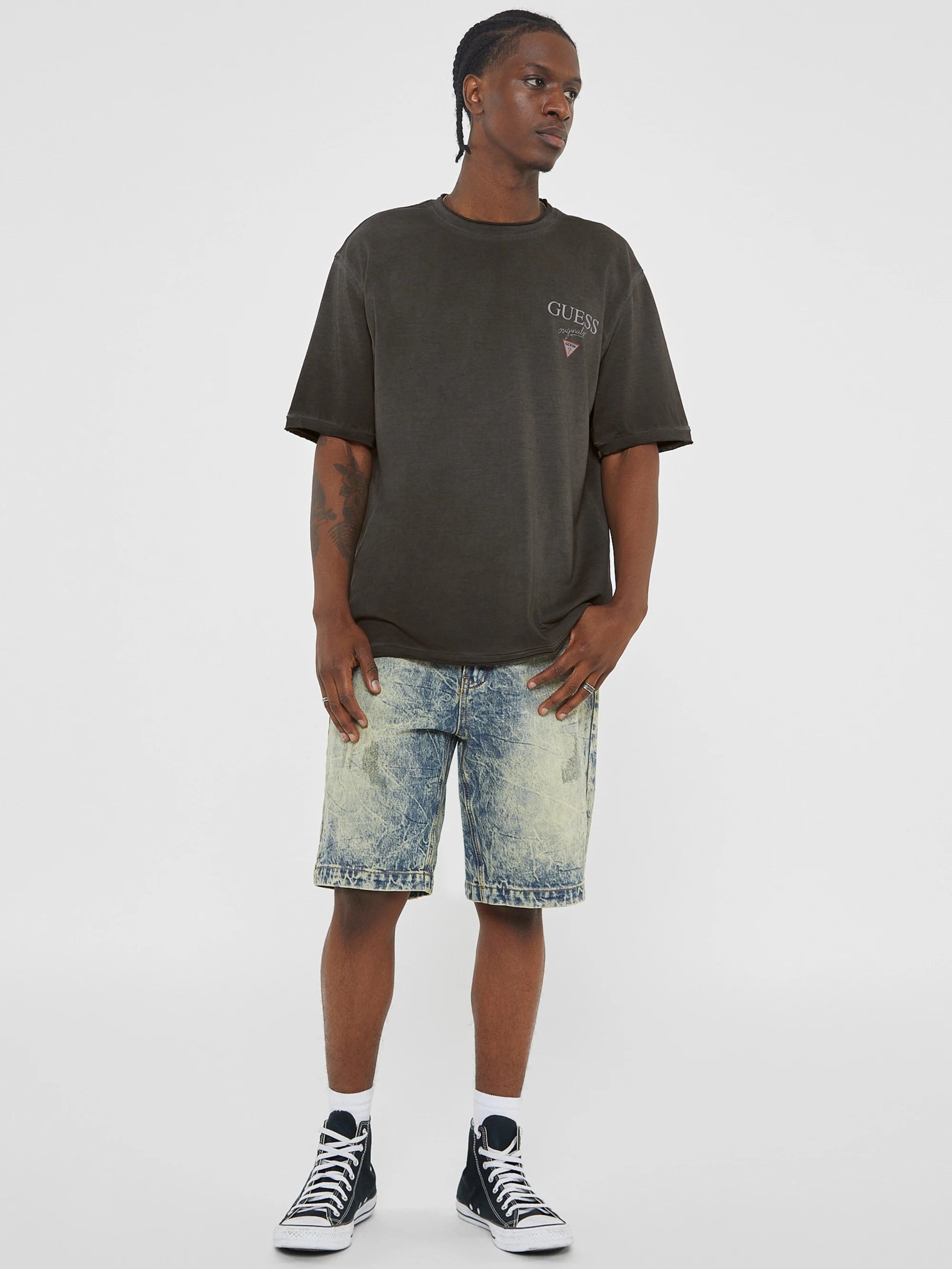 Washed Out Black Multi