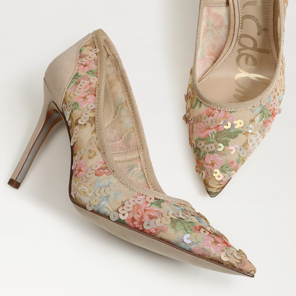 Ecru Multi Mesh Fabric