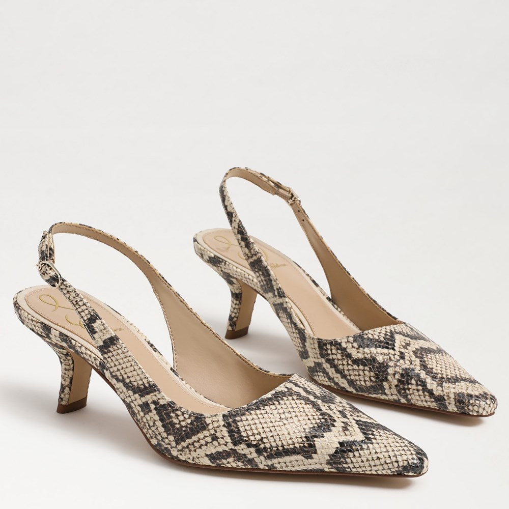 Roccia Snake Print Leather