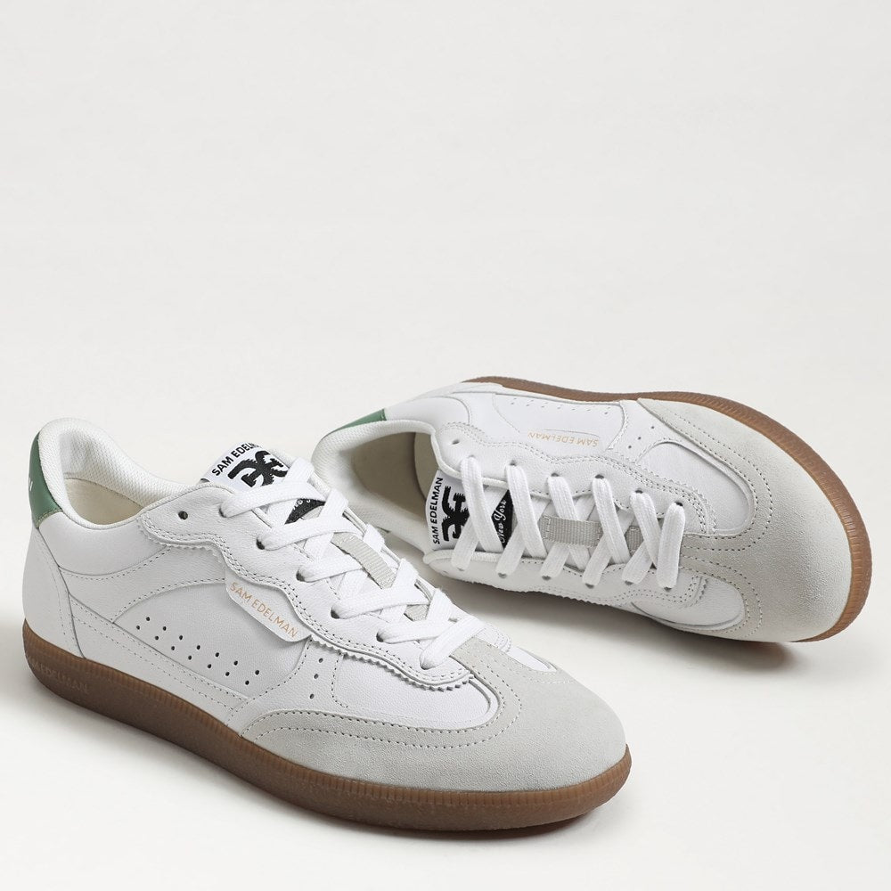Run White/Green Garden Suede