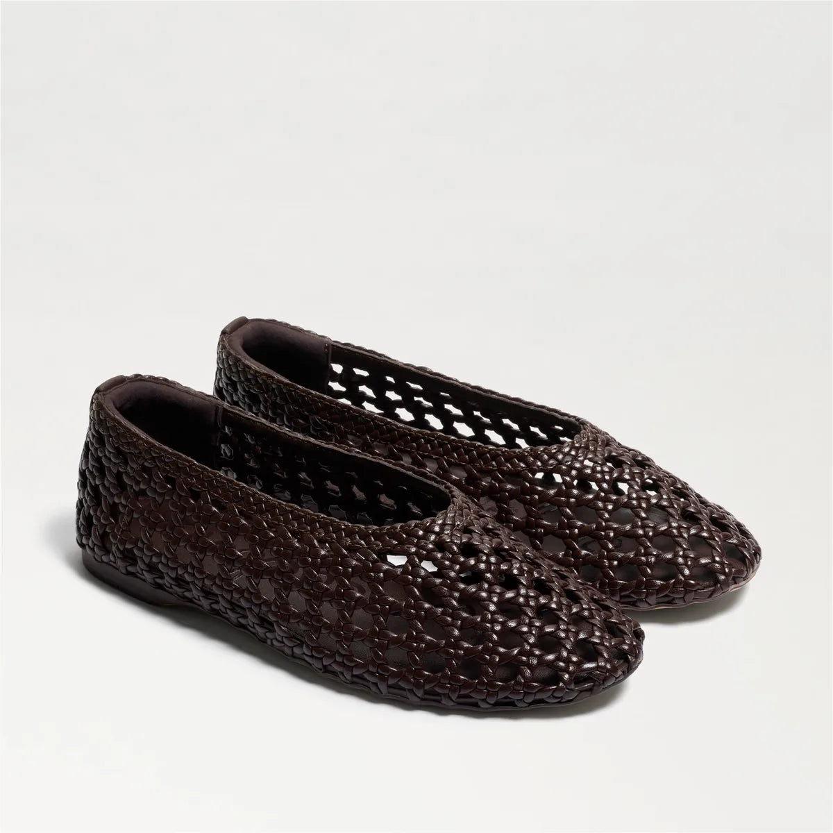 Dark Brown Woven Leather
