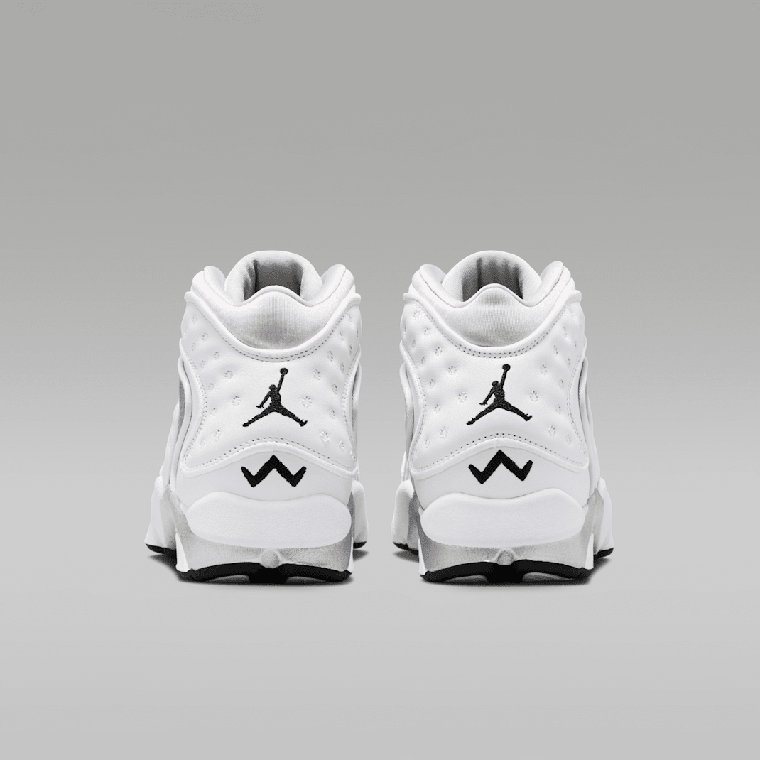 White/Black/Metallic Silver