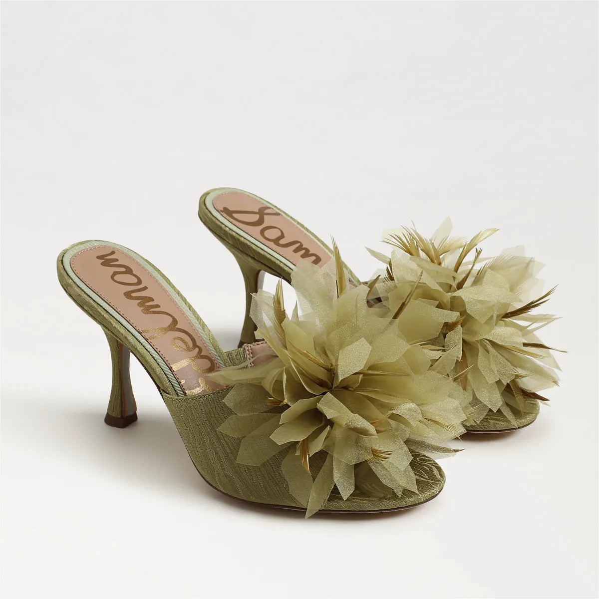 Soft Fern Satin Fabric