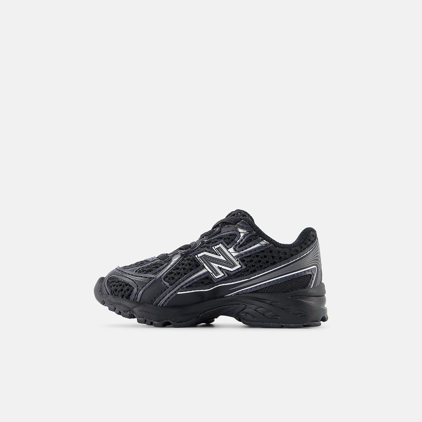 Black With Silver Metallic
