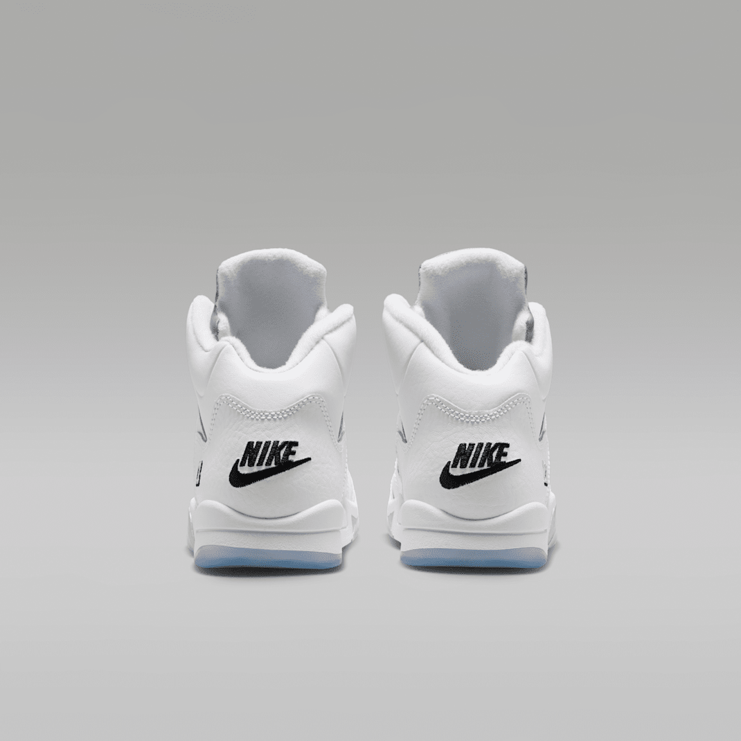 White/Metallic Silver/Black
