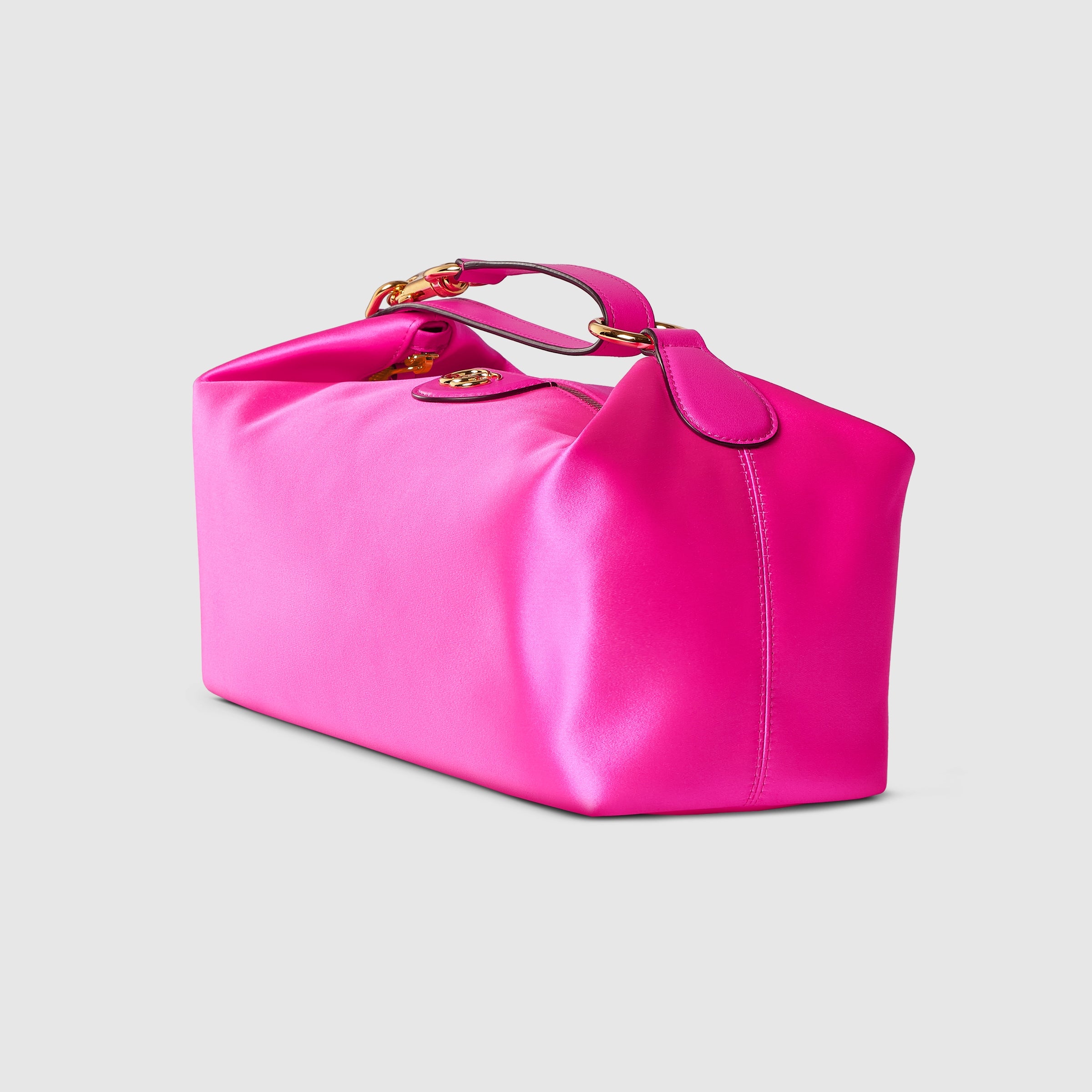 satén de seda fucsia