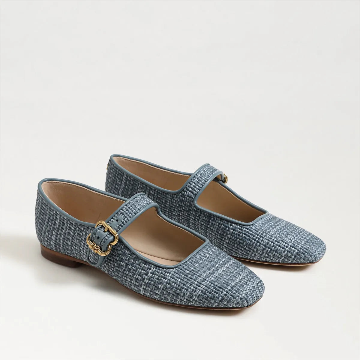 Blue Faux Raffia