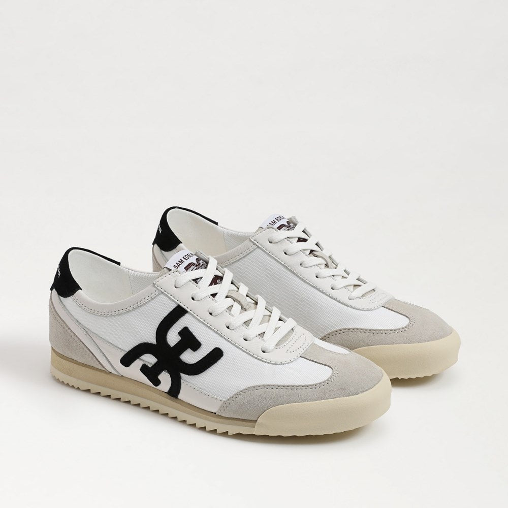 Greige/White/Black Leather