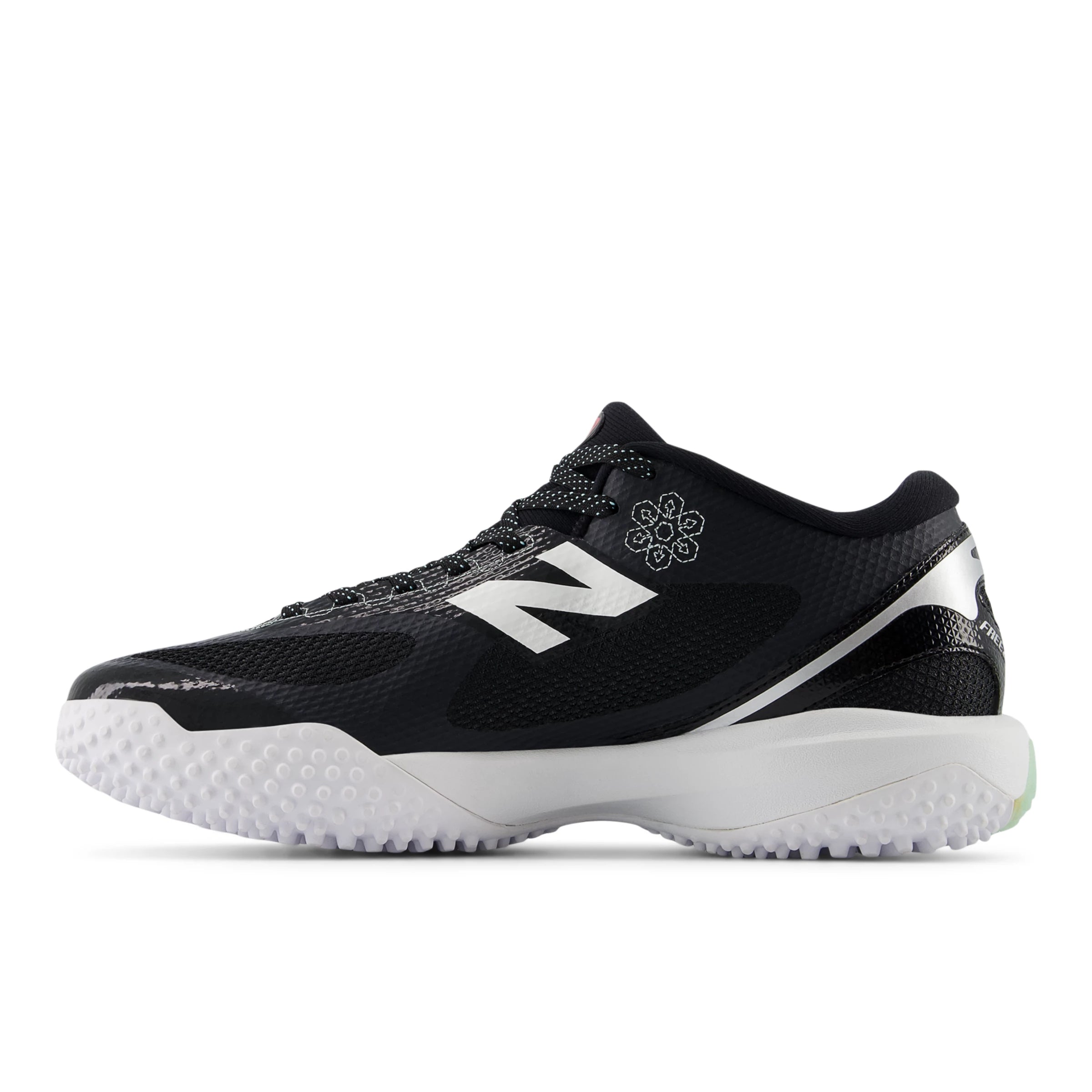 Black With Nb White And Silver Metallic