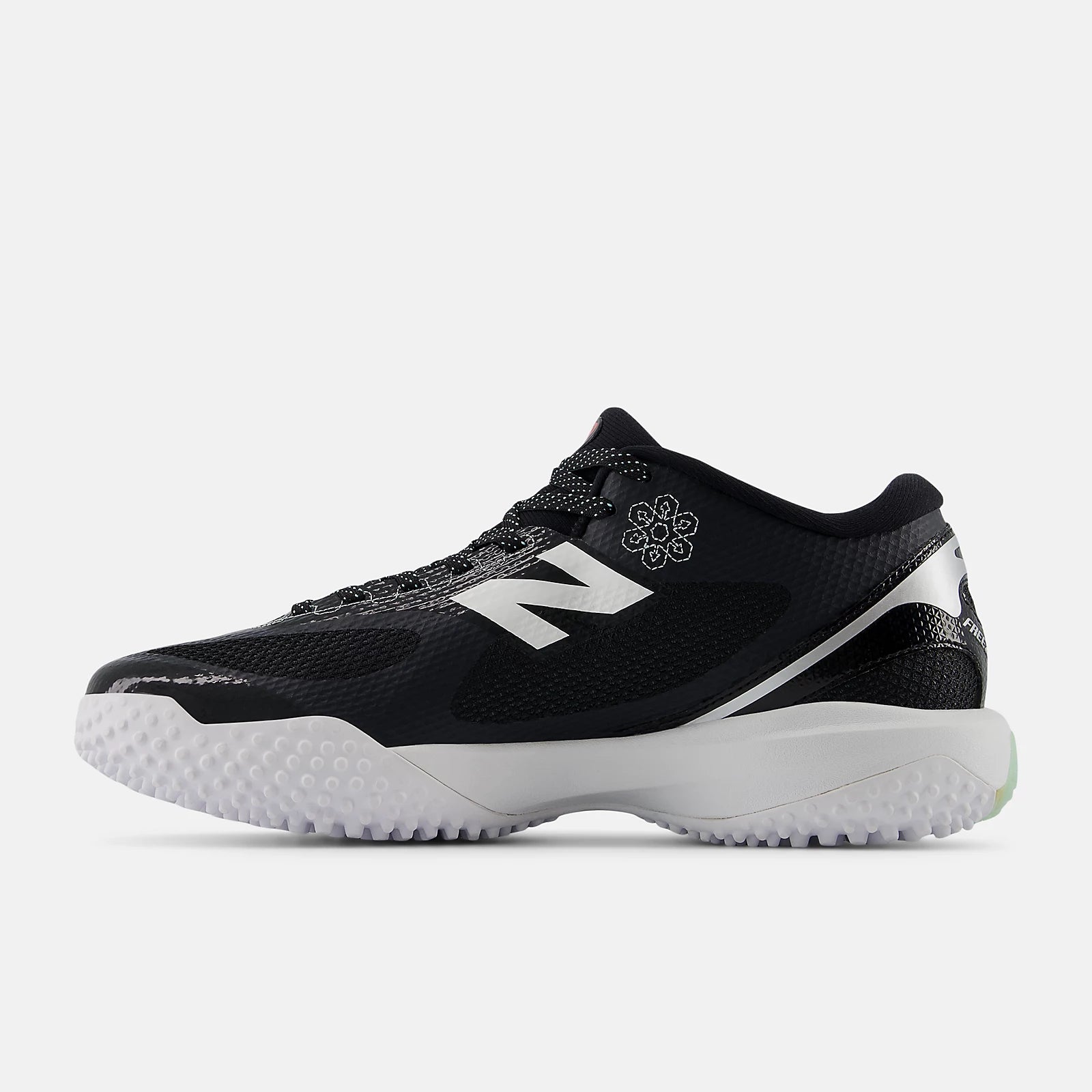 Black With Nb White And Silver Metallic