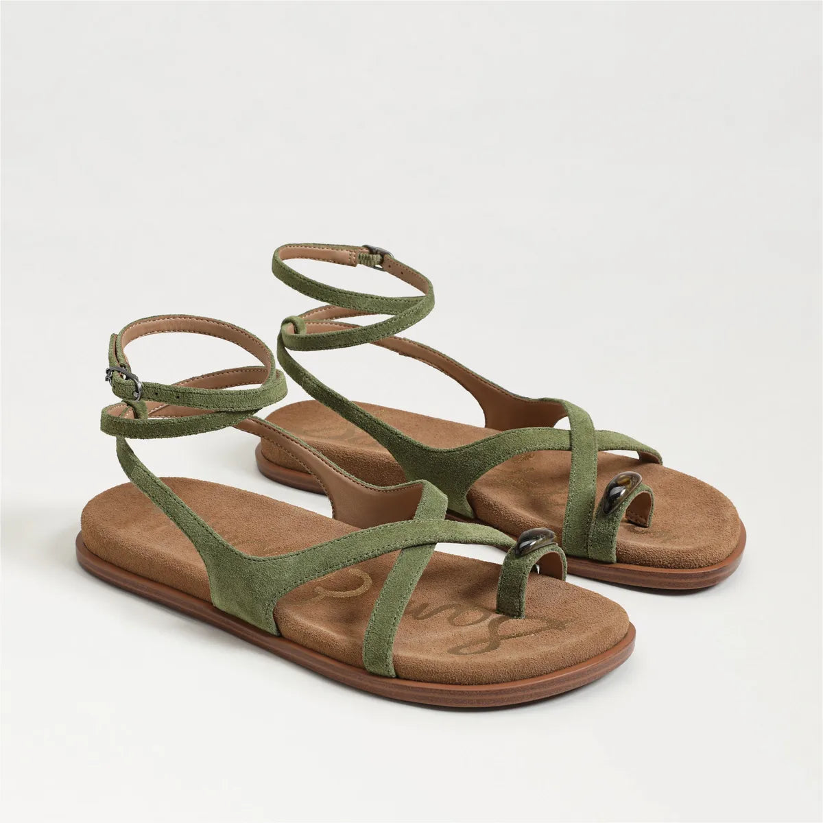 Summer Olive Suede
