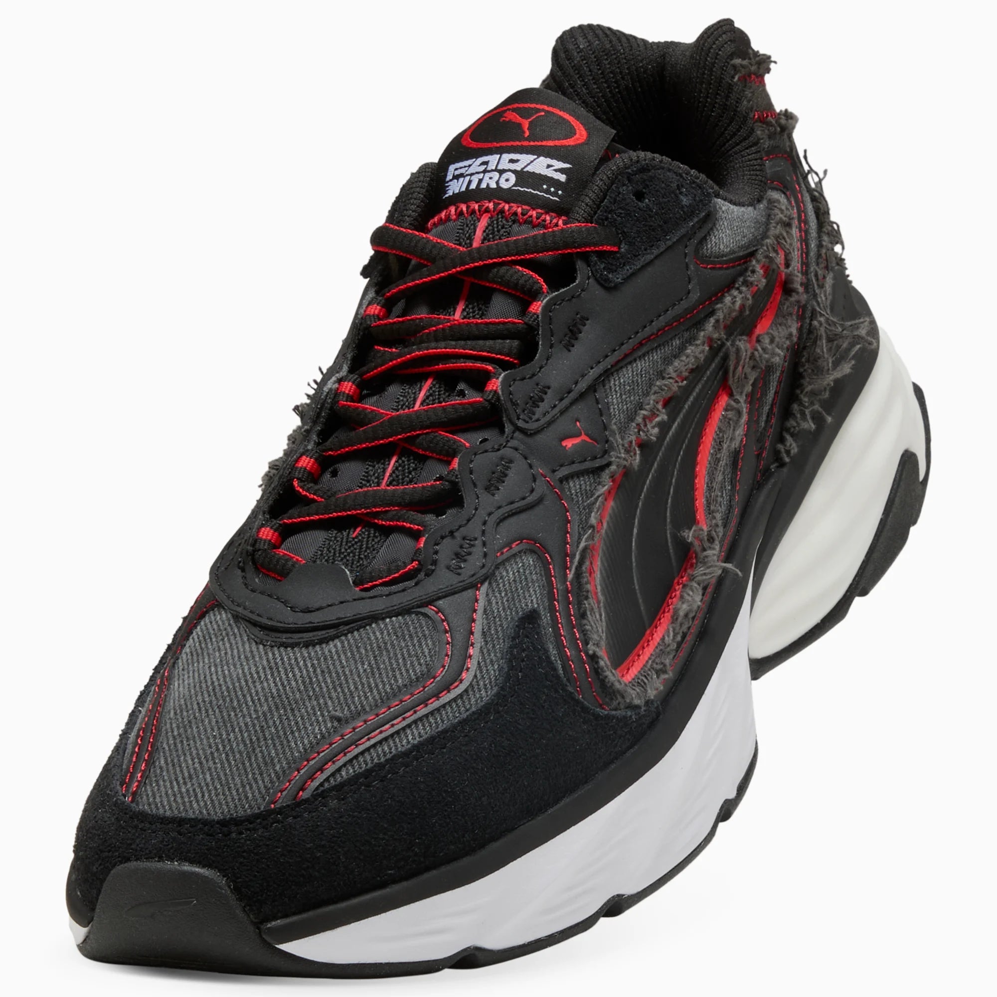 PUMA Black-Pop Red
