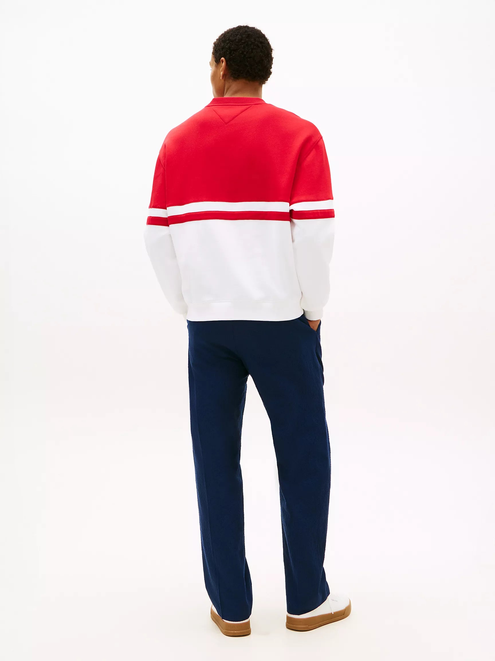 White/Red Colorblock