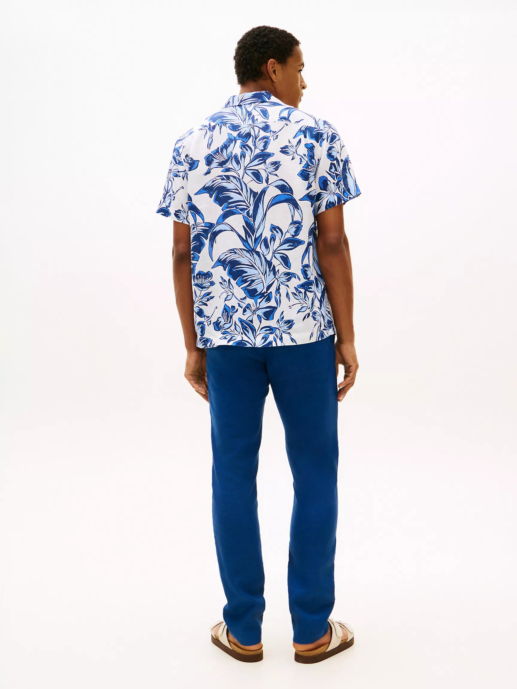 White/Blue Print