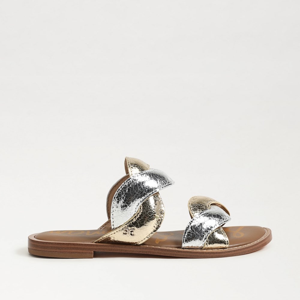 Gold/Silver Faux Leather