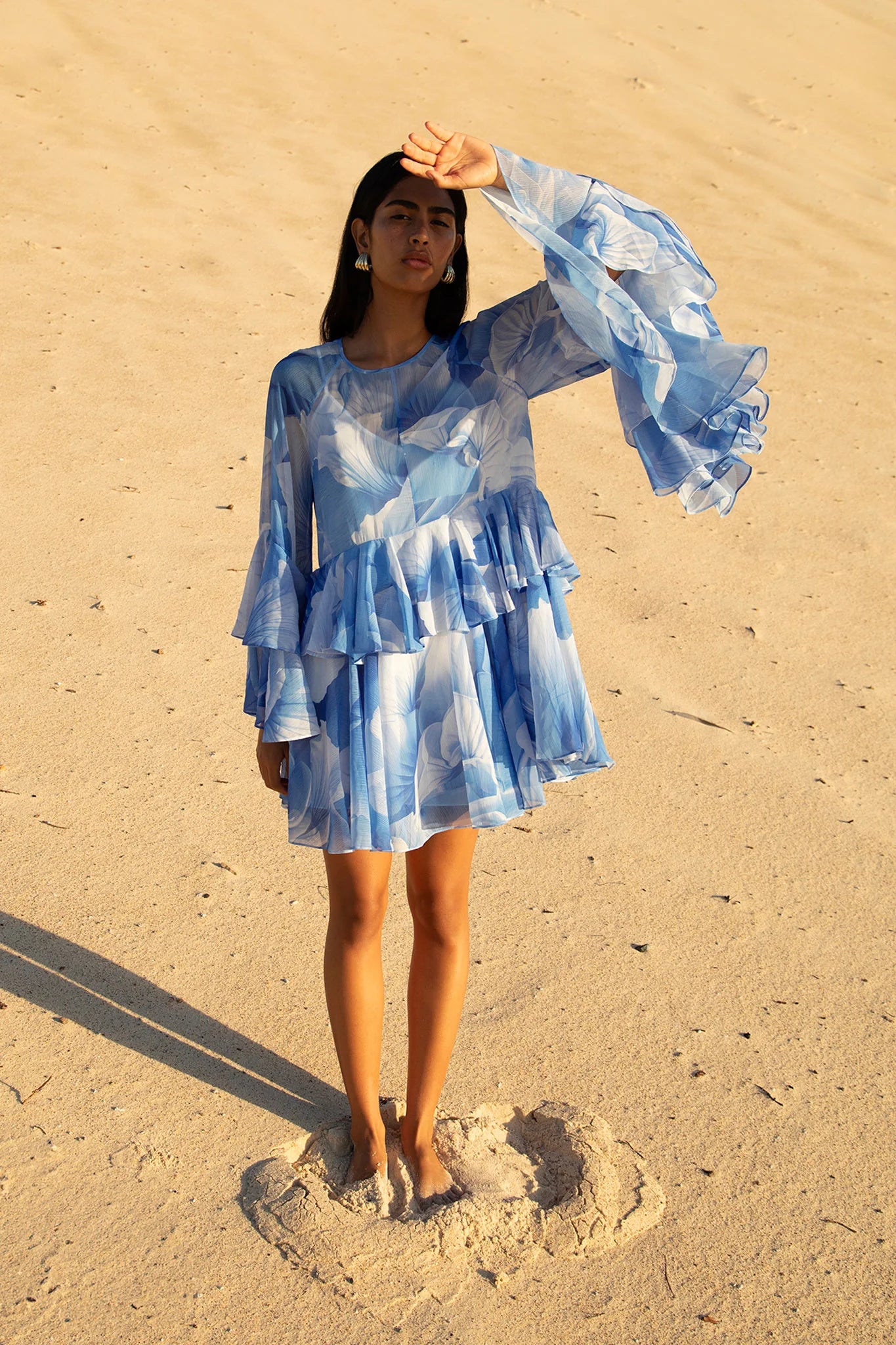 PRISMATIC FLORAL BLUE
