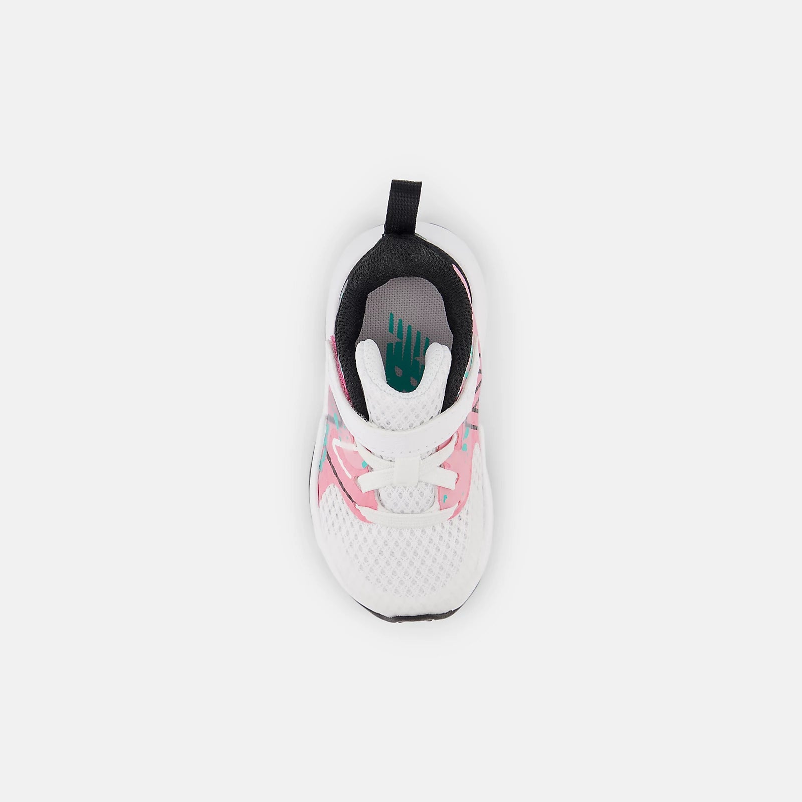 White With Real Pink And Black