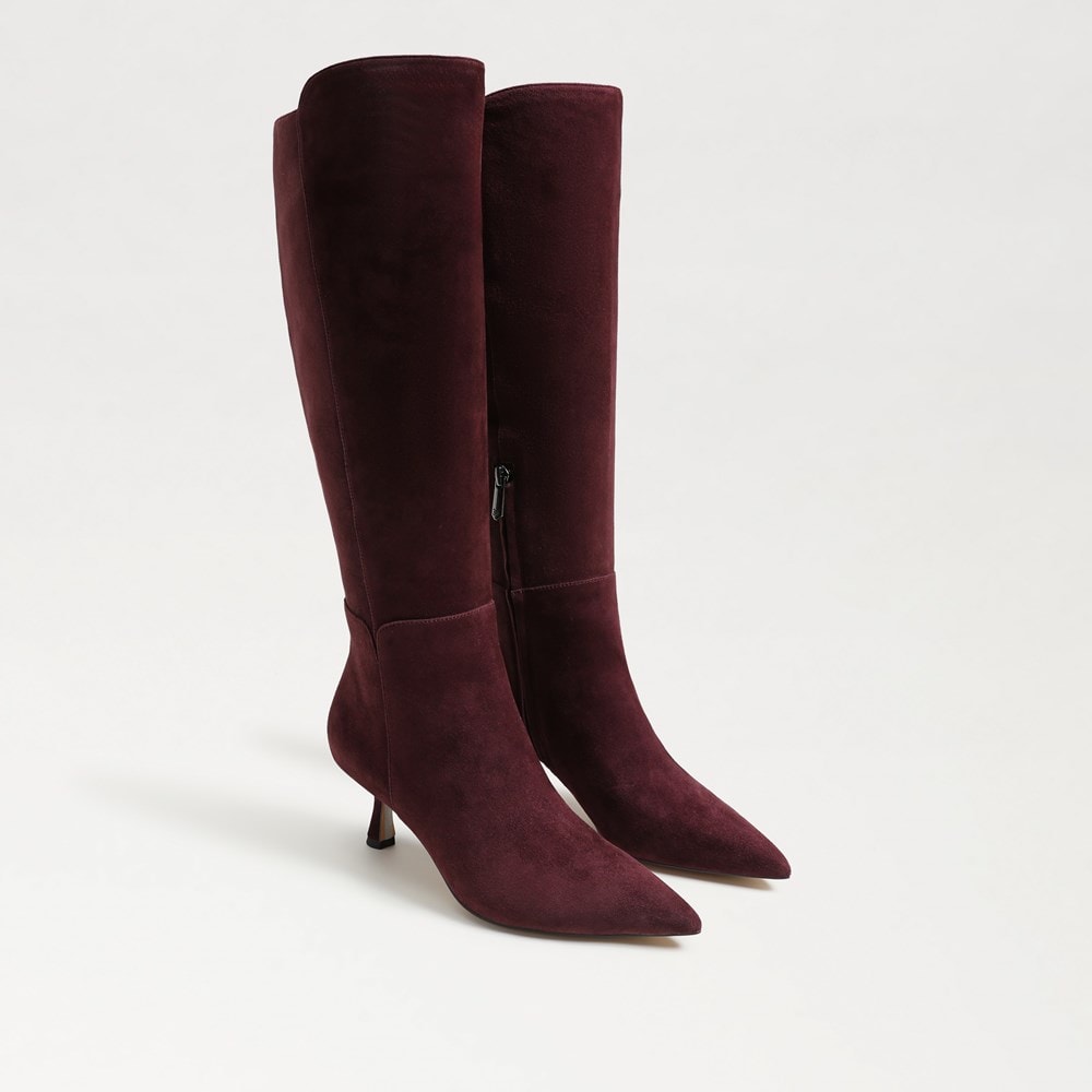 Parisian Plum Suede
