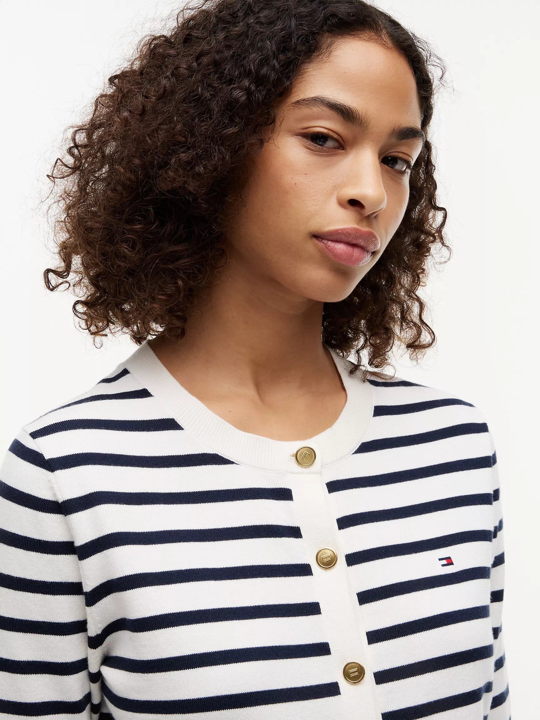 Ivory Petal/Navy