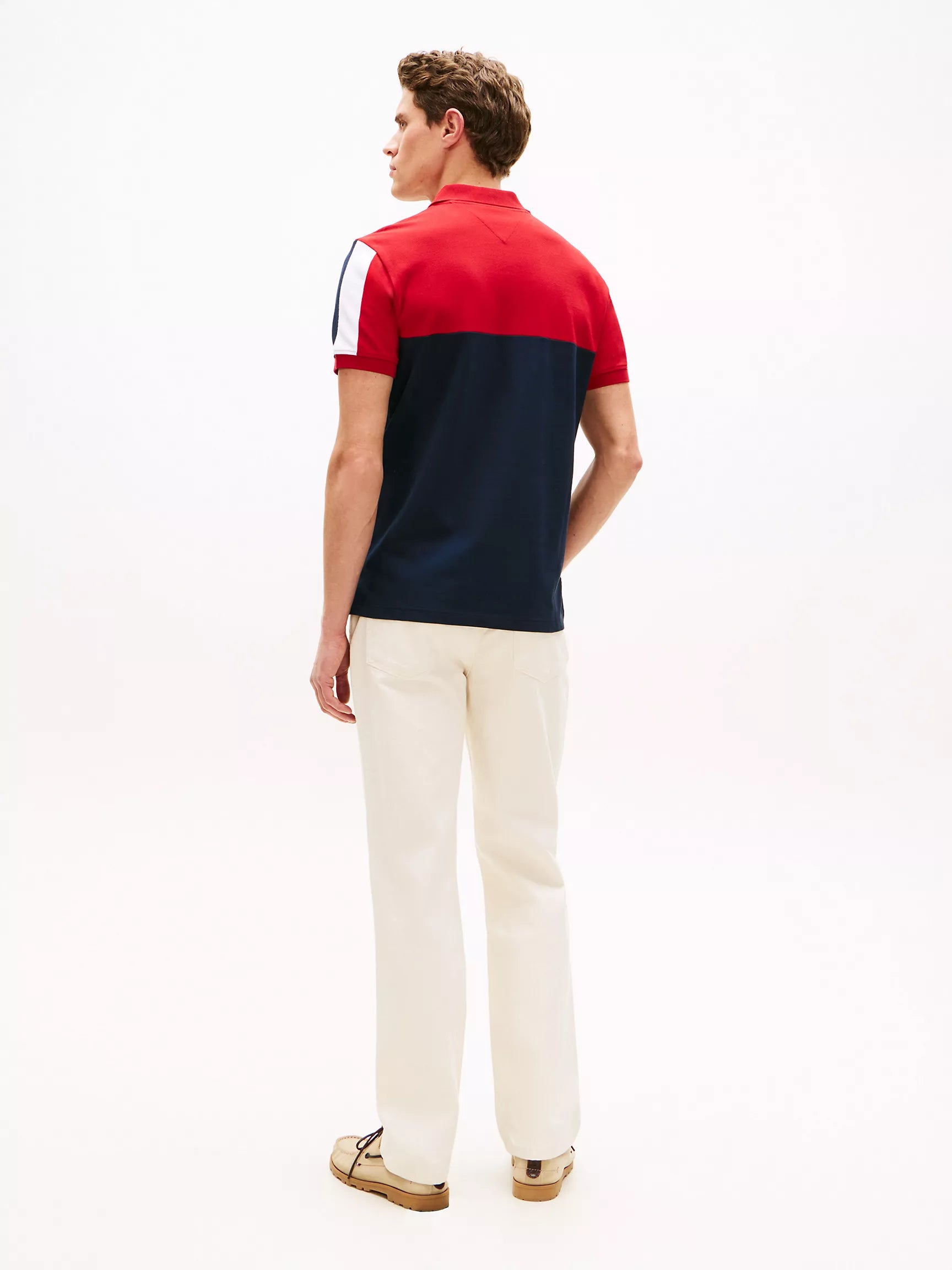 Medium Red/Navy Colorblock