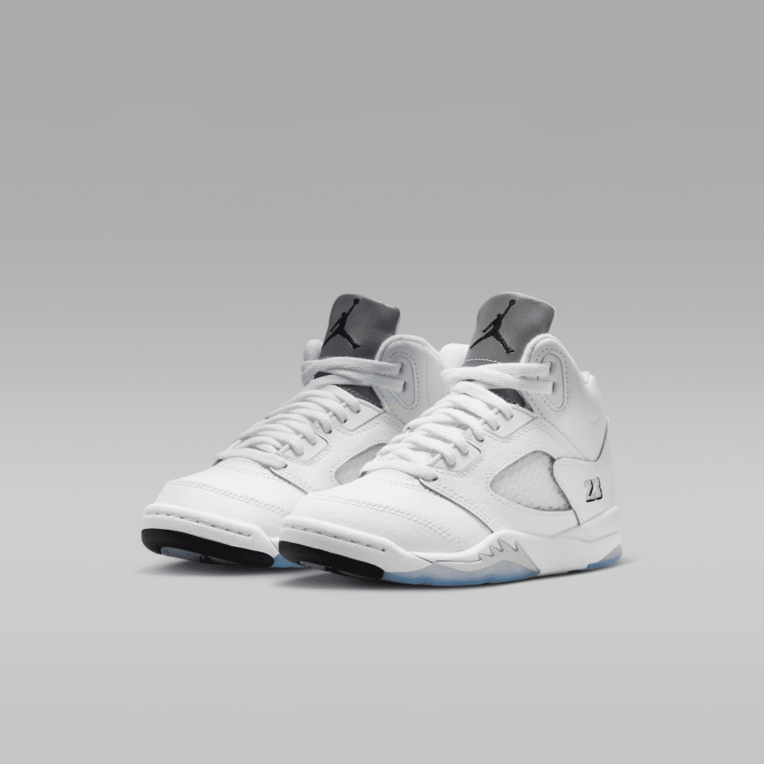 White/Metallic Silver/Black