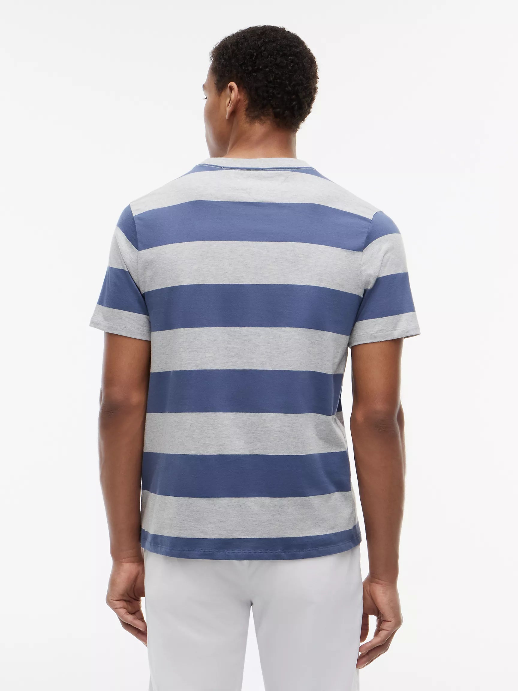Faded Indigo/Grey Stripe