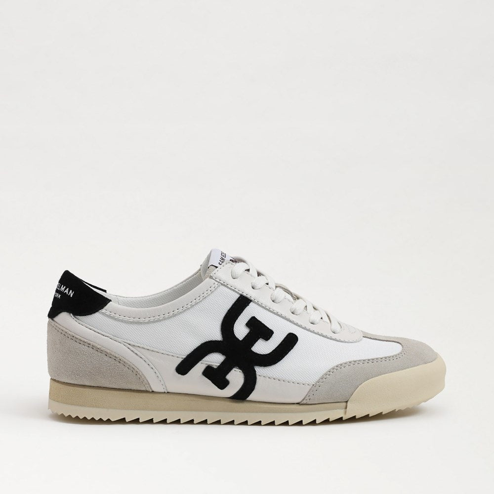 Greige/White/Black Leather