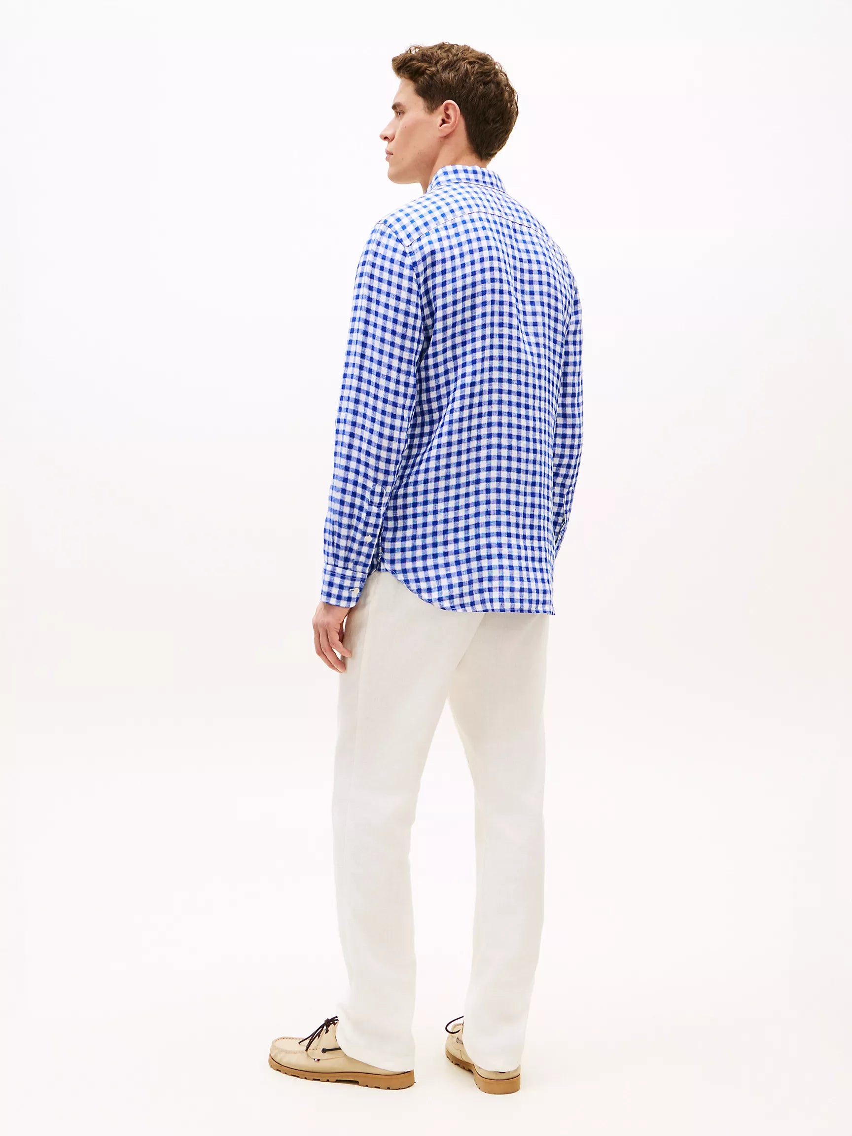 Wedge Blue/White Check