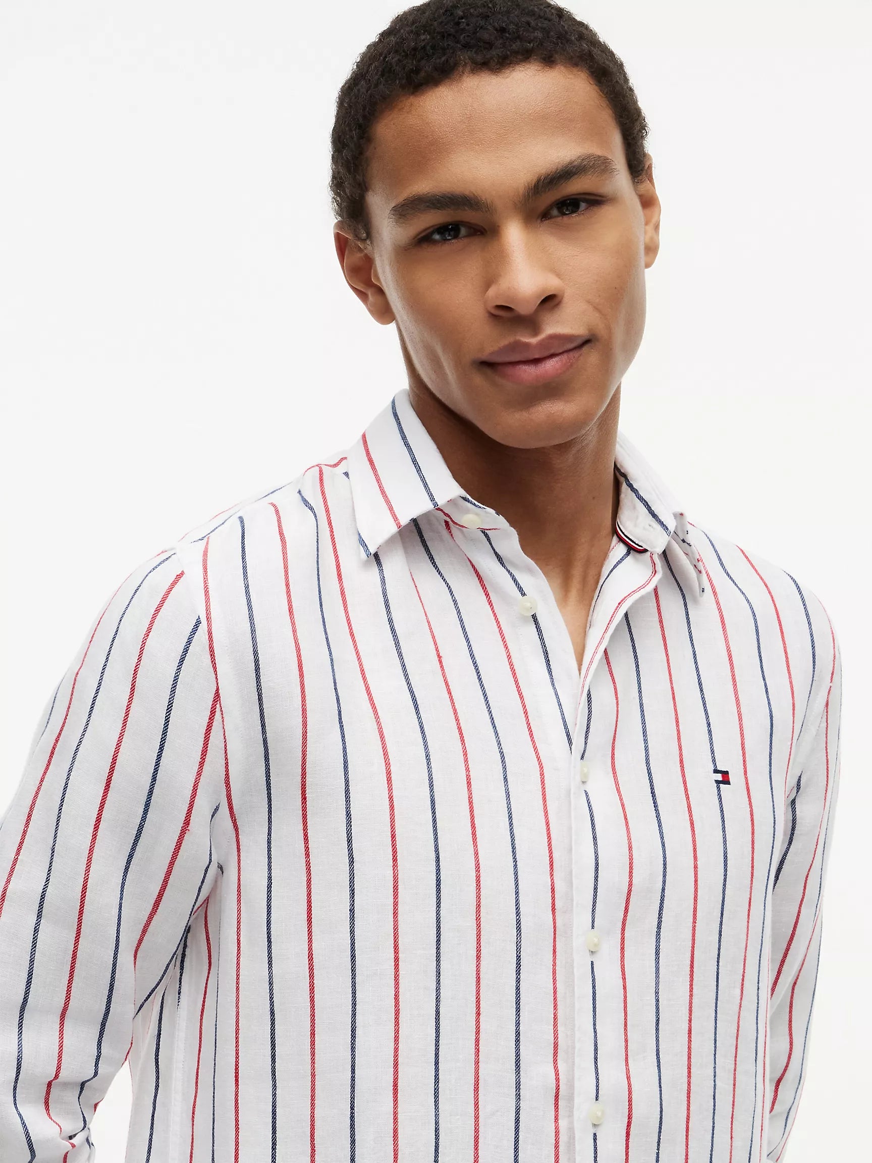 White/Red Stripe