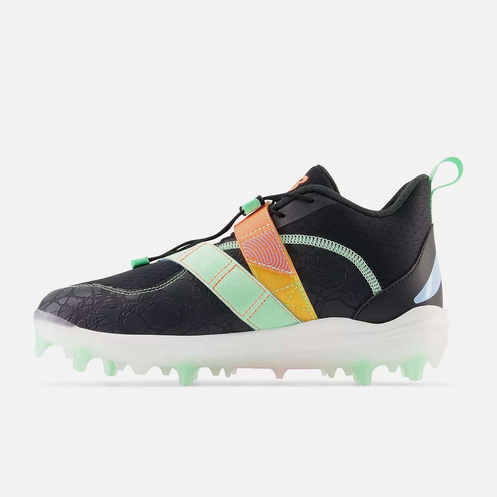 Black With Neon Dragonfly And Electric Jade