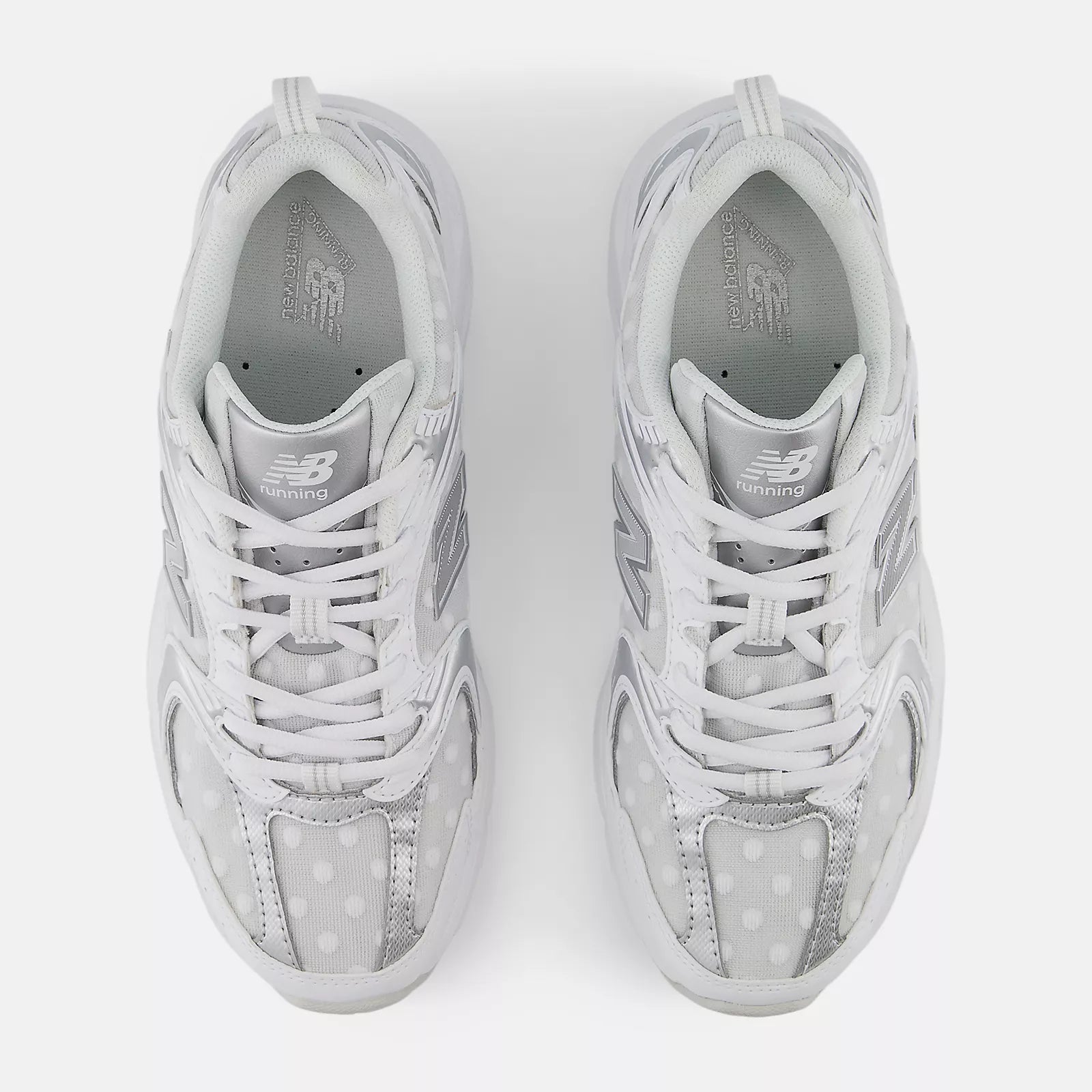 White With Silver Metalic