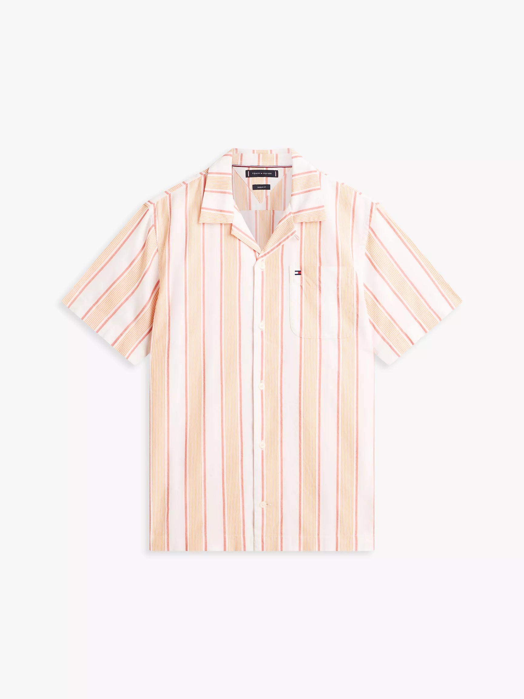 Brilliant Orange/White Stripe