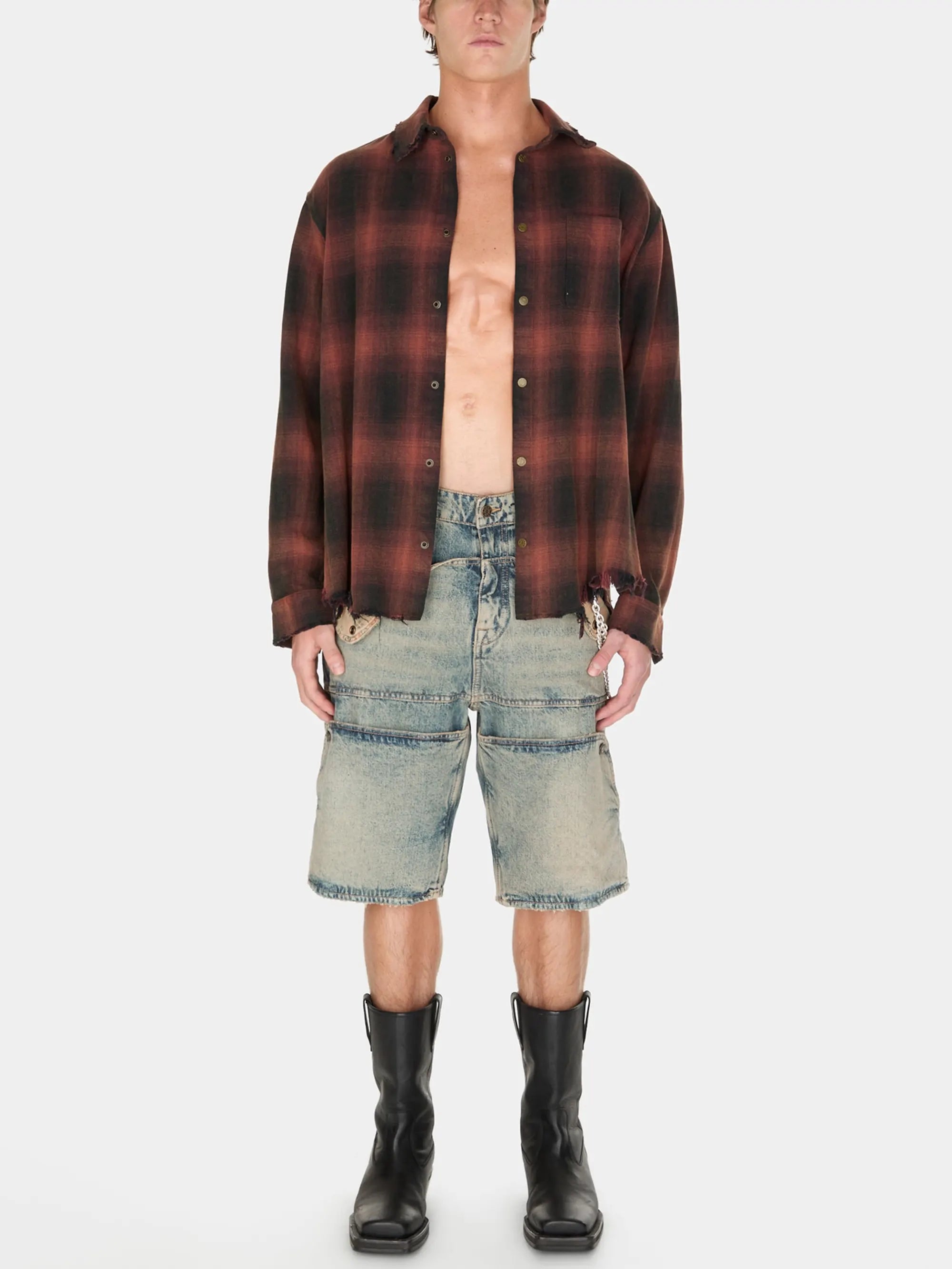 Gusa Reddish Plaid