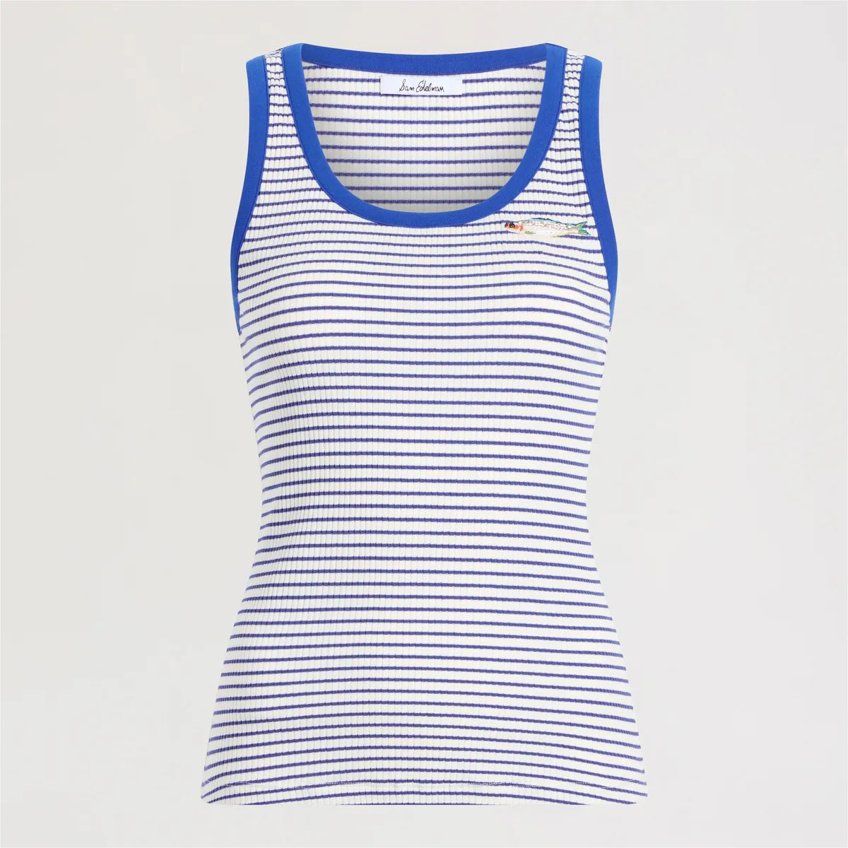 Blue and White
