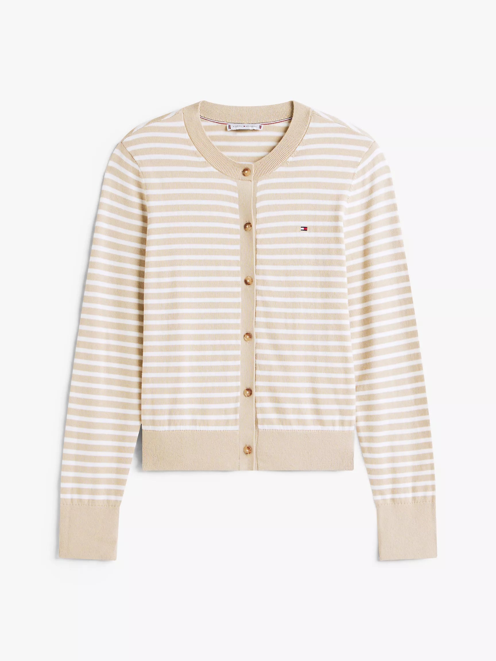 Sandalwood / Ivory Silk Stripe