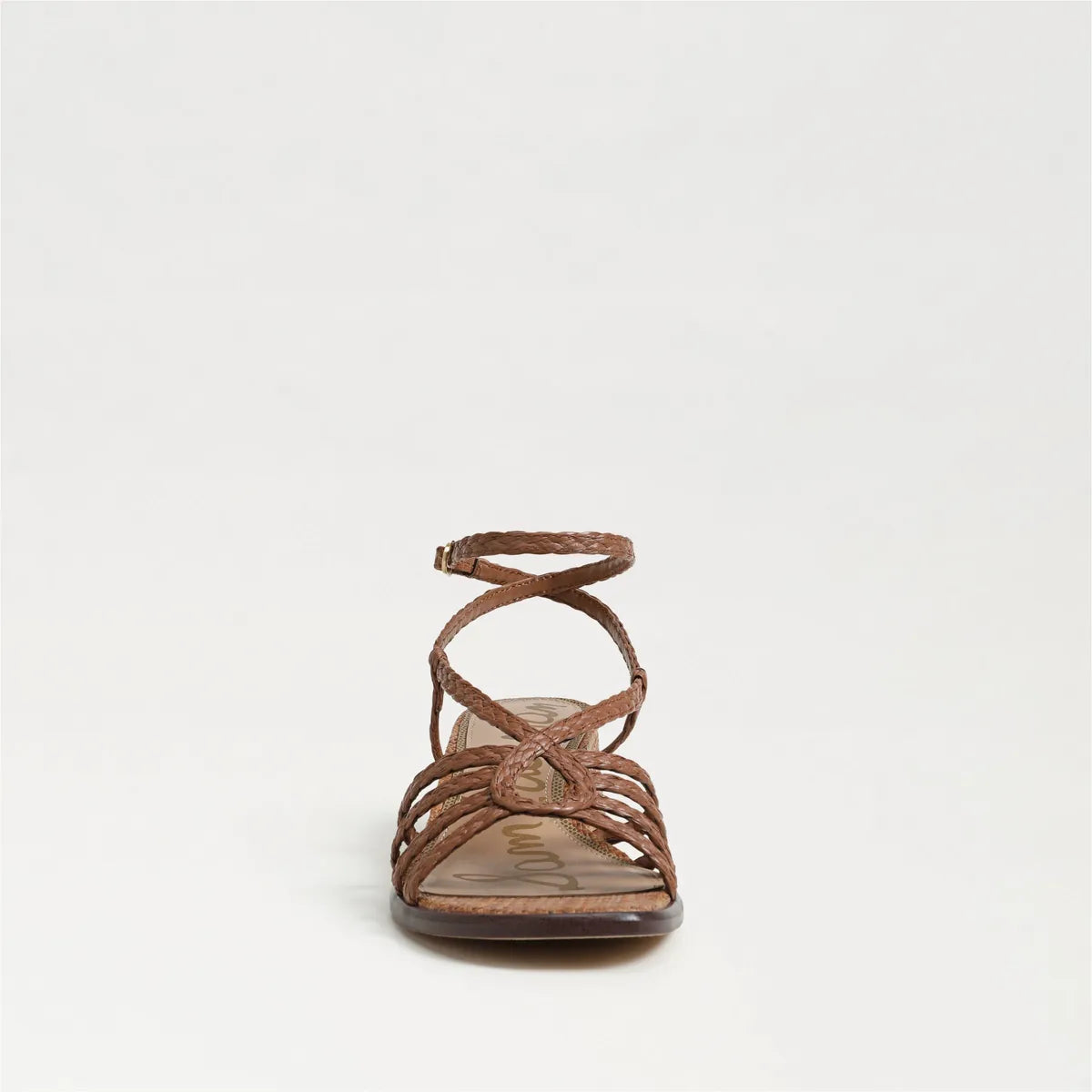 Rich Cognac Faux Raffia
