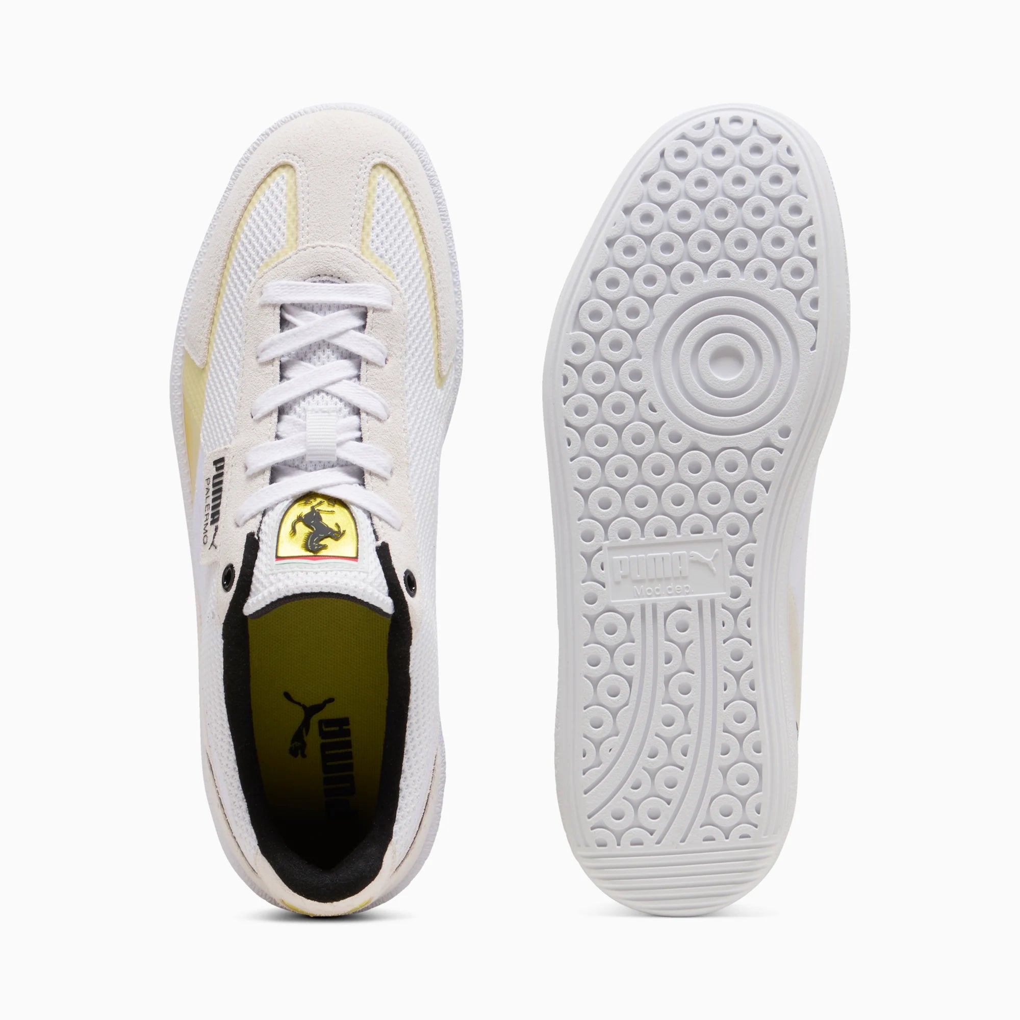 PUMA White-Speed Yellow