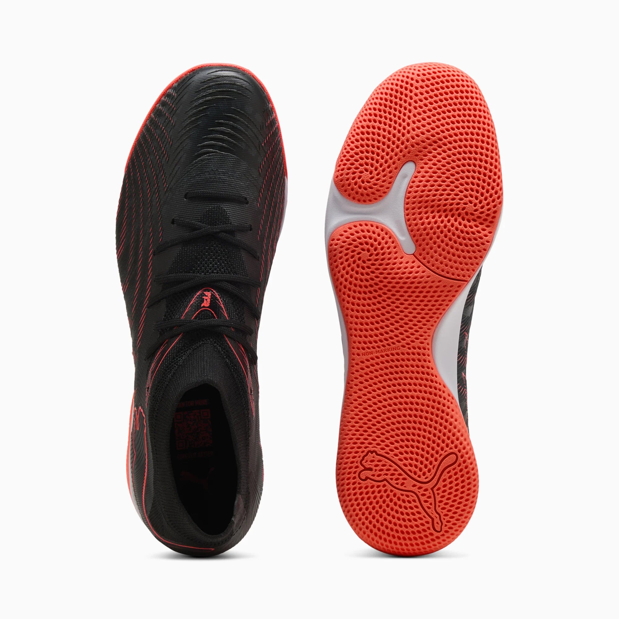 PUMA Black-Glowing Red-Strong Gray