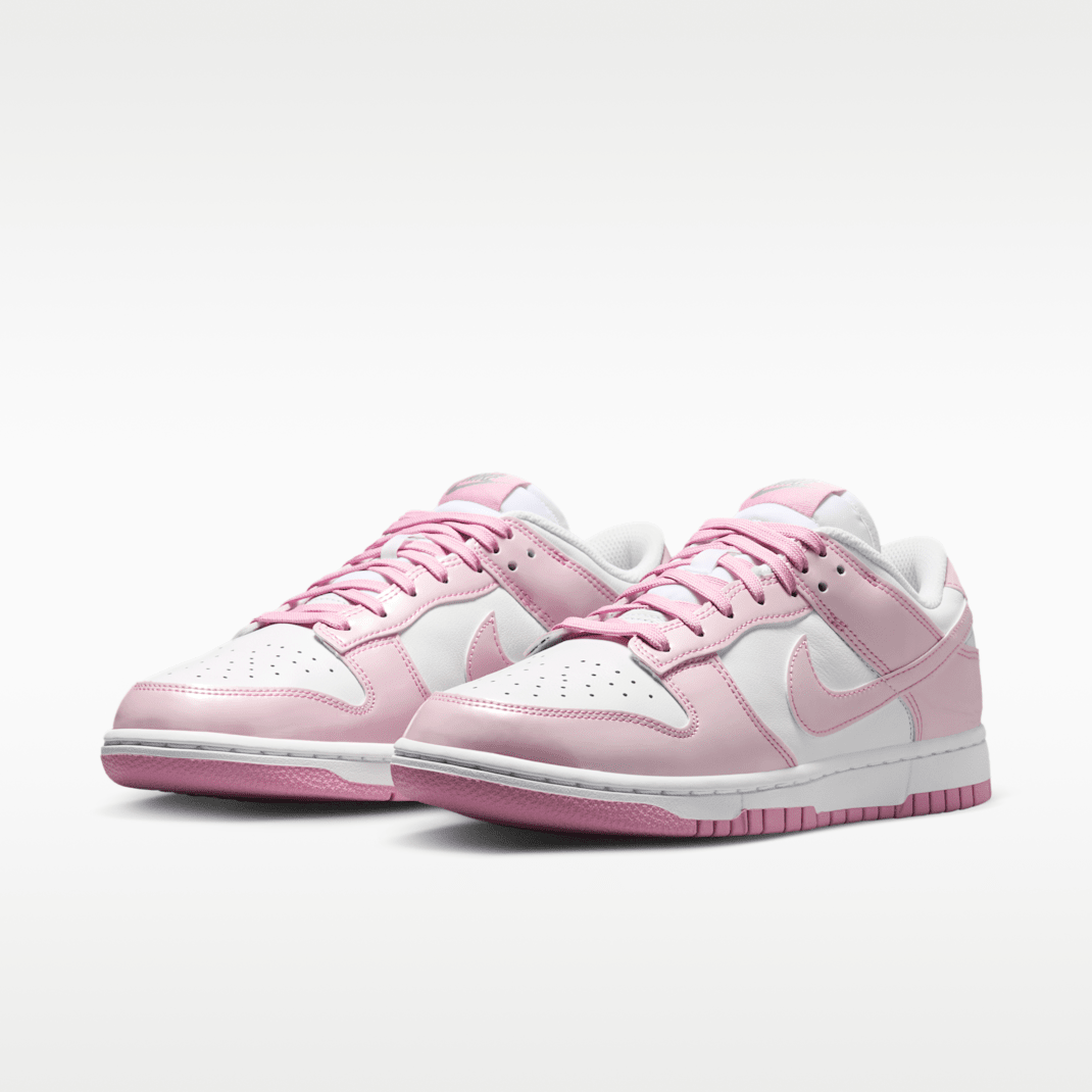 White/White/Metallic Silver/Pink Rise