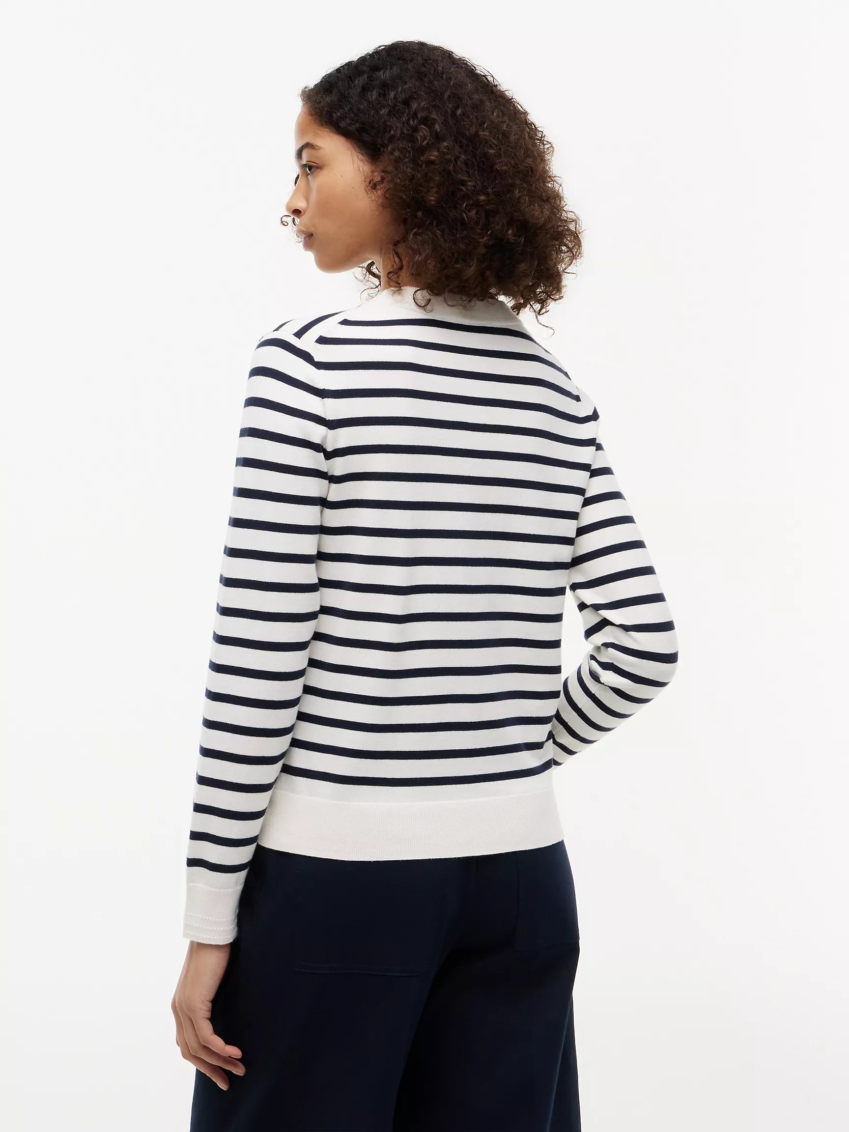 Ivory Petal/Navy