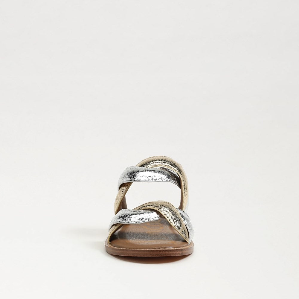 Gold/Silver Faux Leather