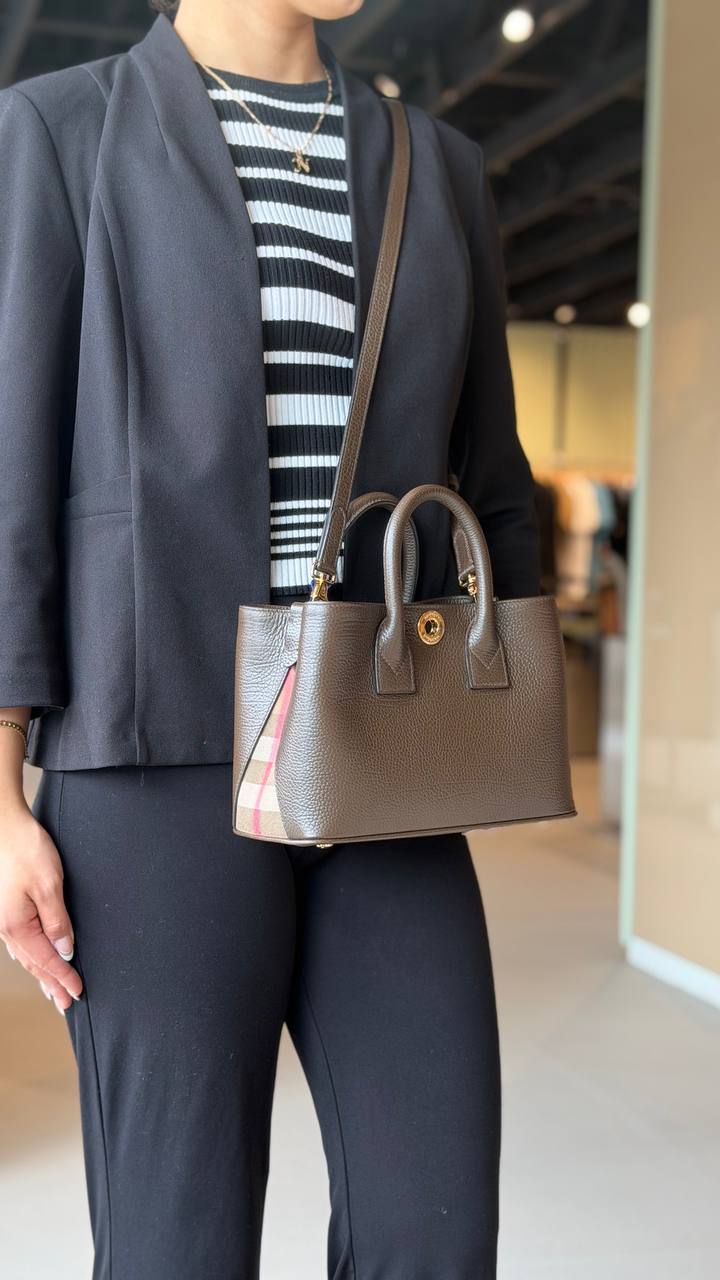Burberry Bermondsey Small Tote - Ebony Brown