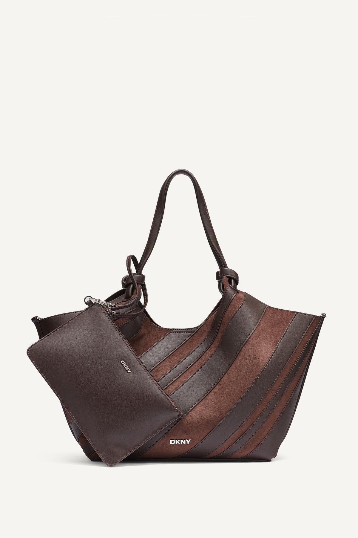 PAULA MEDIUM STRIPED COMMUTER TOTE