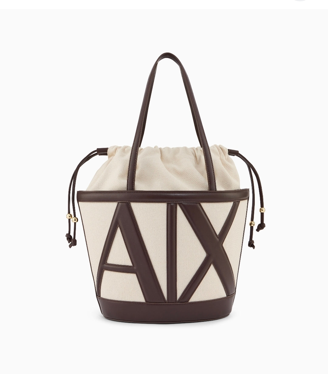 Armani Exchange Cut-Out AX Logo Tote Bag