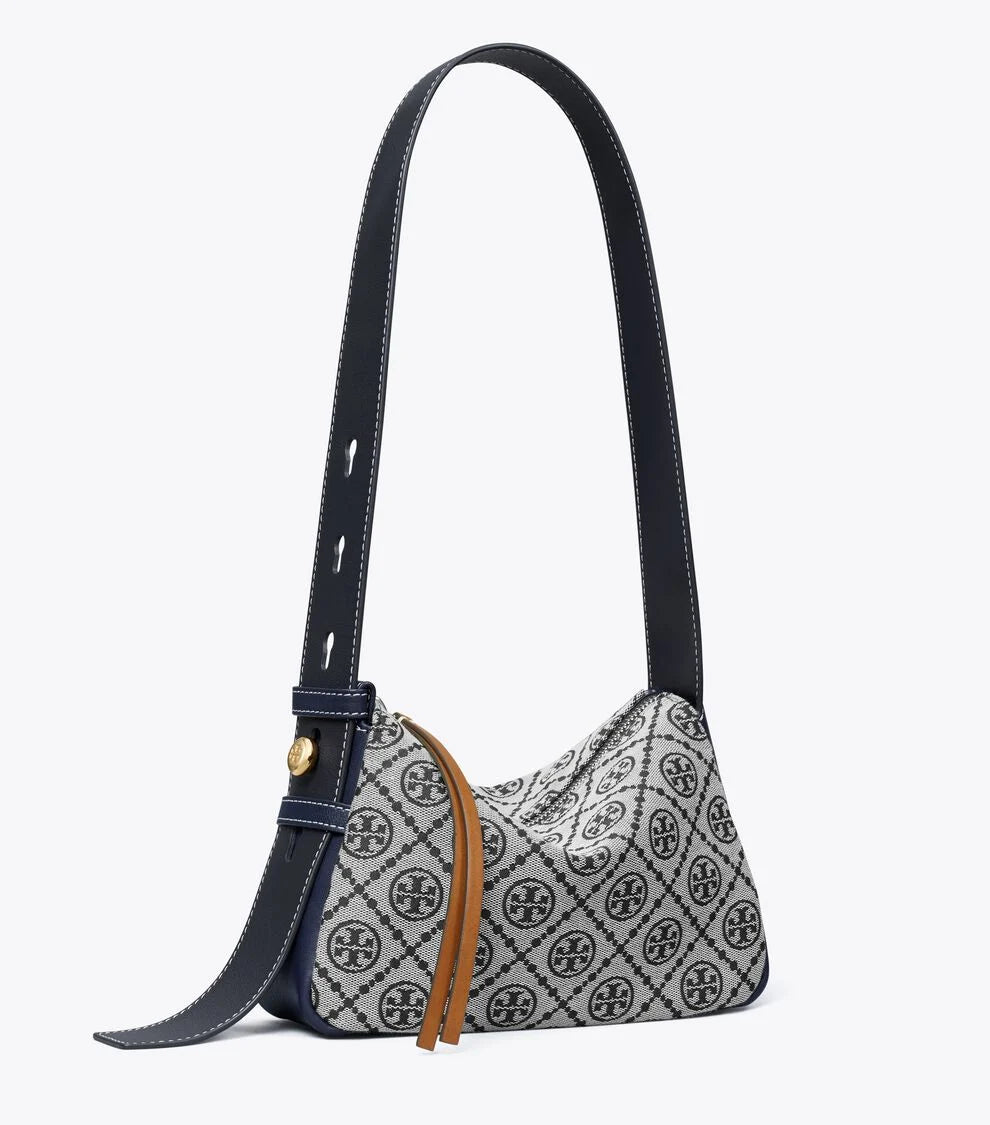 T MONOGRAM SMALL ROMY SHOULDER BAG