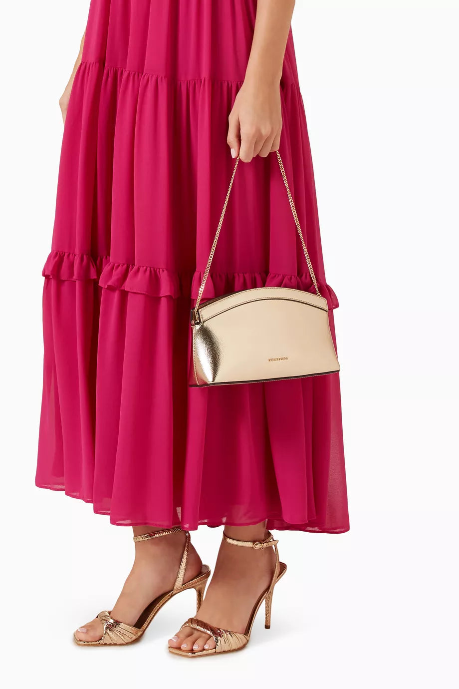 Athena Small Done Chain Clutch Crossbody Bag